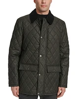 Cole Haan Men's Diamond Quilted Barn Long-Sleeve Jacket