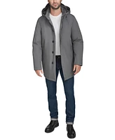 Cole Haan Men's Rain Coat with Removable Hood