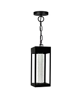 Cwi Lighting 17" Metal Rochester Led Outdoor Ceiling Light