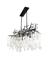 Cwi Lighting 26" Metal Anita 10 Light Chandelier