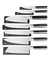 Babish High-Carbon 1.4116 German Steel 14 Piece Full Tang Forged Knife Set W/ Sheaths