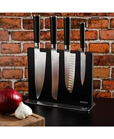 Babish Magnetic Knife Double Sided Block Holder (11" X 8.5" X 4") W/ Anti Skid Base