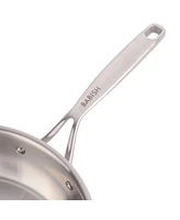 Babish Tri-Ply Stainless Steel Professional Grade Saute Pan w/Lid, 5-Quart