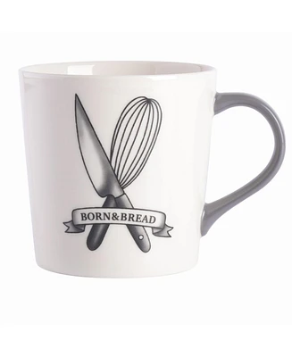 Babish Born and Bread Latte Tattoo Mug, 17oz