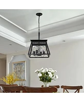 Streamdale Furniture 4-Light Farmhouse Chandeliers For Dining Room(No Bulbs)