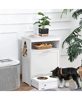 Streamdale Furniture Multi-Purpose Pet Feeder Station Home, Office, or Bedroom Storage