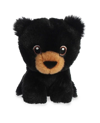 Aurora Mini Black Bear Eco Nation Eco-Friendly Plush Toy Black 4"