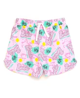 Barbie Girls T-Shirt and French Terry Shorts Outfit Set to