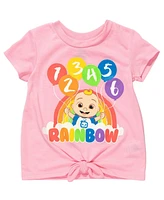 CoComelon Baby Girls Jj T-Shirt and Shorts Outfit Set to