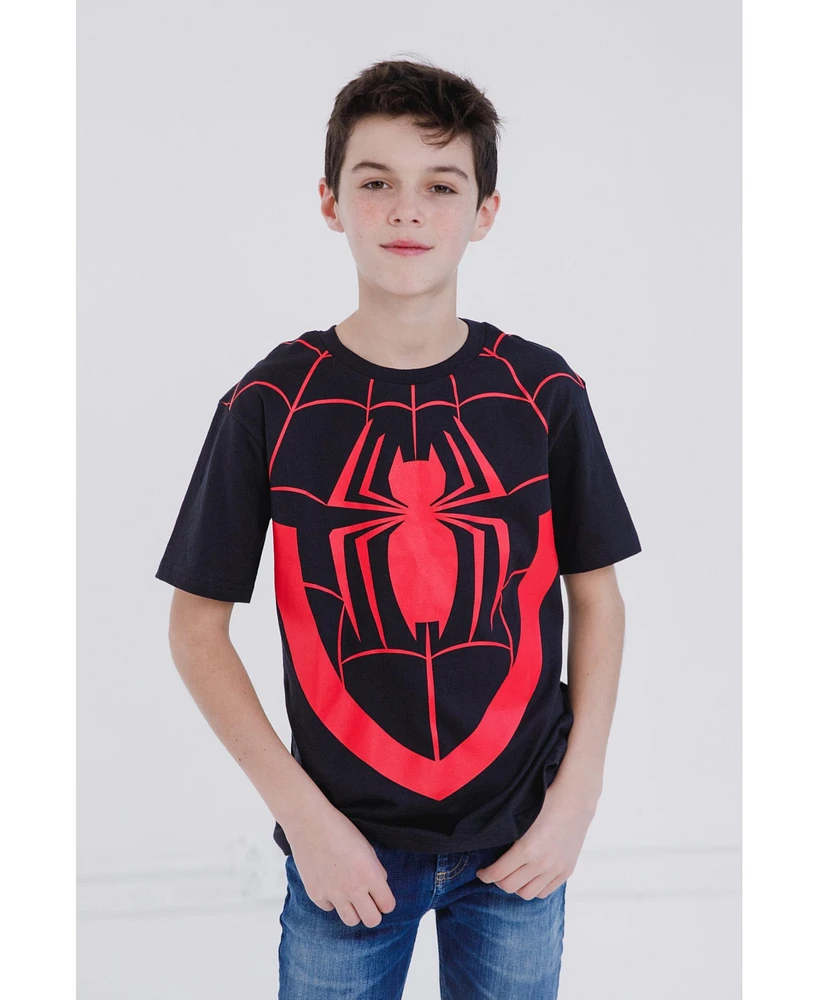 Marvel Boys Spider-Man Matching Family Cosplay T-Shirt to Adult