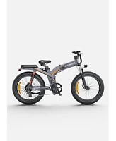 Engwe X24 1200W(Peak) 93Miles Triple Suspension Foldable E-bike - Single Battery