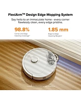 Roborock Qrevo Pro Robot Vacuum and Mop with FlexiArm Design Edge Mopping, Dynamic Hot Water Mop Washing and Auto Mop Drying, Intelligent Dirt Detecti