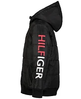 Tommy Hilfiger Little Boys Logo Bomber Jacket