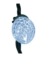 Kurt Adler Cool Led Faceted C9 Wire String Lights, 50 Inches