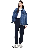 Tommy Jeans Women's Daisy Oversized Flag Denim Jacket