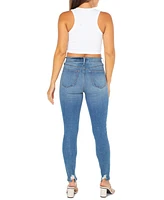 Celebrity Pink Juniors' High Rise Distressed Skinny Ankle Jeans