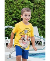 Paw Patrol Big Boys Chase Marshall Rubble Rocky 4 Pack Graphic T-Shirts