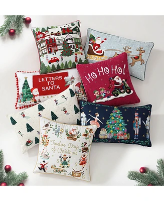 Id Home Fashions Christmas Printed Decorative Pillows