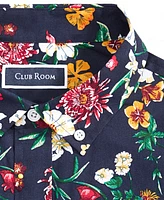 Club Room Men's Garden Floral Poplin Long-Sleeve Button-Down Shirt, Created for Macy's