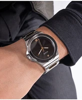 Guess Men's Analog Two-Tone Stainless Steel Watch 44mm