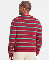 Club Room Men's Prep Stripe Sweater, Created for Macy's