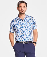 Club Room Men's Autumn Leaf Tech Polo Shirt, Created for Macy's