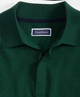 Club Room Men's Merino Wool Blend Polo Sweater, Created for Macy's
