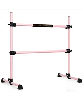 Costway Portable Ballet Barre 4ft Freestanding Adjustable Double Dance Bar