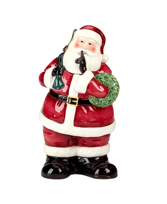 Certified International Santa's Secret 3D Cookie Jar