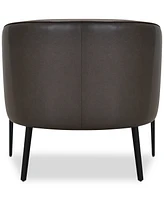 Niebee 31" Leather Accent Chair, Created for Macy's