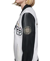 Karl Lagerfeld Paris Women's Motif Varsity Jacket