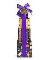 Alder Creek Gift Baskets Spooky Sweets Halloween Gift Tower, 7 Piece