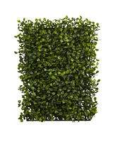 Slickblue Boxwood Mat for Versatile Green Wall Decor (Set of 12)