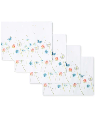 Fiesta Breezy Floral Placemat 13" x 18, Set of 4