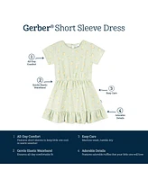 Gerber Toddler Girls Short Sleeve Dress