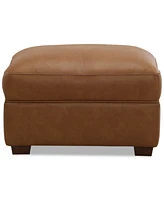 Korder Leather Ottoman, Created for Macy's