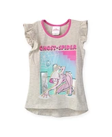 Spider-Man Girls Marvel Ghost-Spider T-Shirt and Leggings Outfit Set to