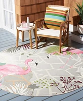 Safavieh Barbados Indoor/Outdoor BAR551F 8'x8' Round Area Rug