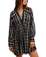 Free People Women's Hoffman V-Neck Mini Dress