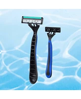 Pursonic Mario Lopez 6 Disposable Razors - 3 Blade Shaving Surface Technology