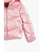 Desigual Girls Girls's Metallic padded coat with hood