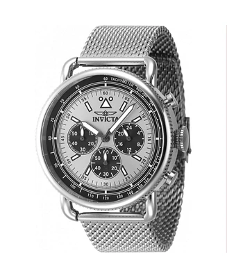 Invicta Men's Speedway Quartz Chronograph Silver Dial Watch