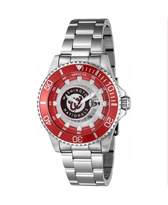 Invicta Men's 43483 Mlb Washington Nationals Quartz Multifunction Red Dial Watch