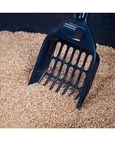 Iris Usa Usa Open Top Cat Litter Tray with Scoop and Scatter Shield, Cat Litter Pan, Cat Pan