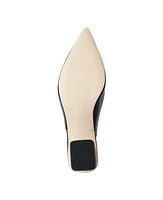 Marc Fisher Women's Luney Block Heel Pointy Toe Dress Slingback Pumps