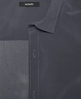Alfani Men's Breathable Short-Sleeve Button-Down Shirt, Created for Macy's