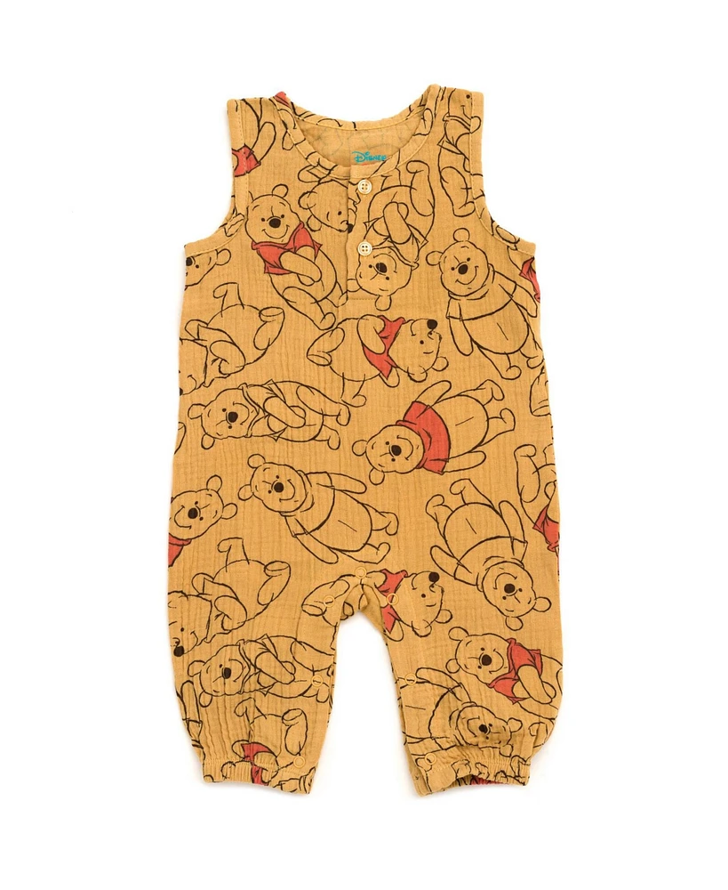 Disney Baby Boys Winnie the Pooh Mickey Mouse Outfit Set Shortall Dress Newborn to