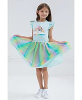 Dreamworks Gabby's Dollhouse Toddler Girls Gabby Pandy Paws Tulle Dress to