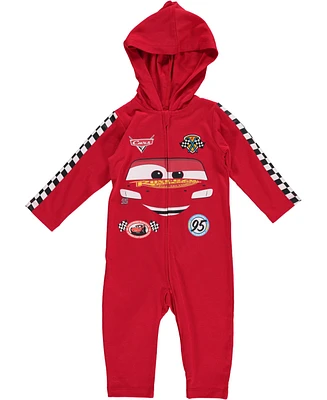 Cars Little Boys Disney Pixar Zip Up Coverall