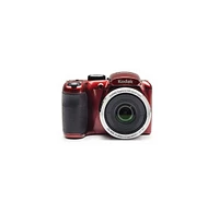 Kodak Pixpro AZ255 Astro Zoom 16MP Digital Camera (Red) with 32GB Sd Card Bundle